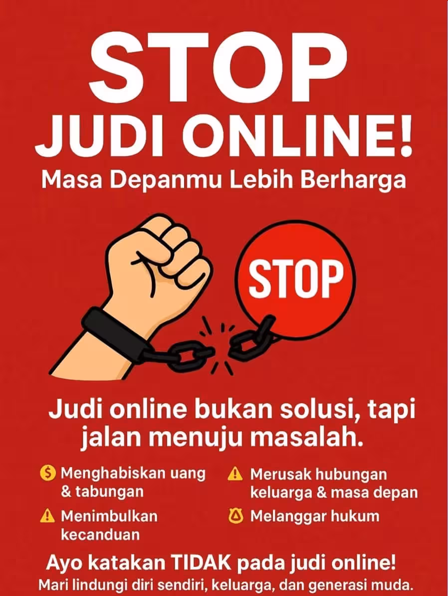 Stop Judi Online (JUDOL) Poster